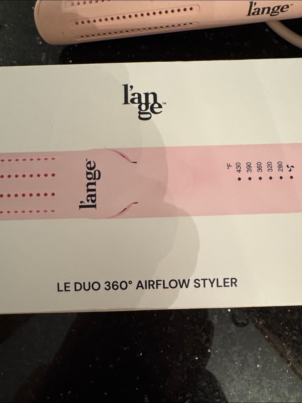 Lange Pink Le Duo 360° Airflow Styler like new with Box - Picture 5 of 5
